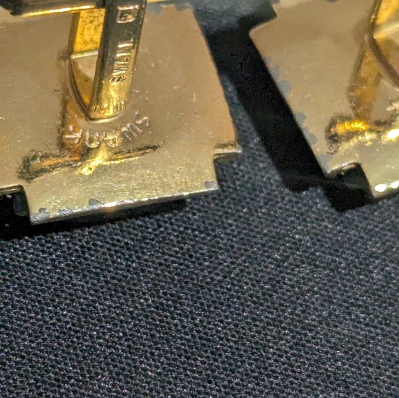 Hickok Jade Cufflinks - Picture 4 of 4